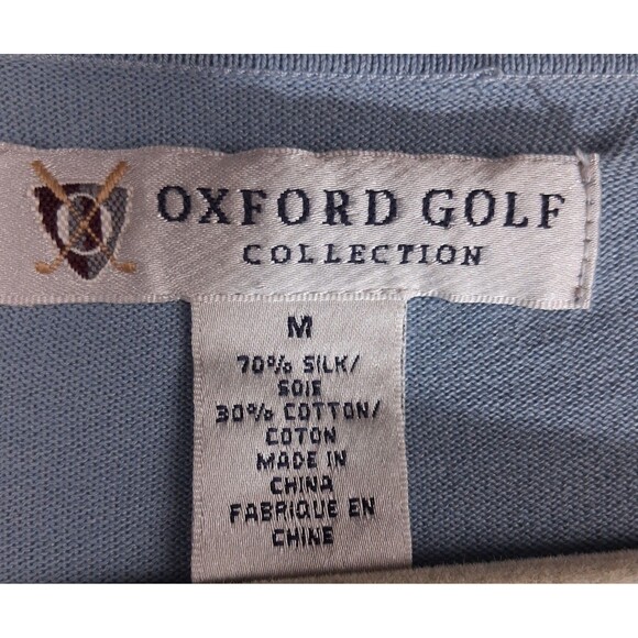 Oxford Men's Golf Collection Happ Sweater; Silk/Cotton ; $145 Retail Size M - Picture 2 of 11
